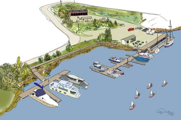 illustration of sheet harbour marina
